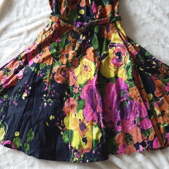 Uttam London Women’s Floral Empire Waist Dress w beaded details | EUC | Wedding - Picture 8 of 17